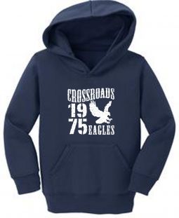 Toddler Pullover Hooded Sweatshirt, Navy